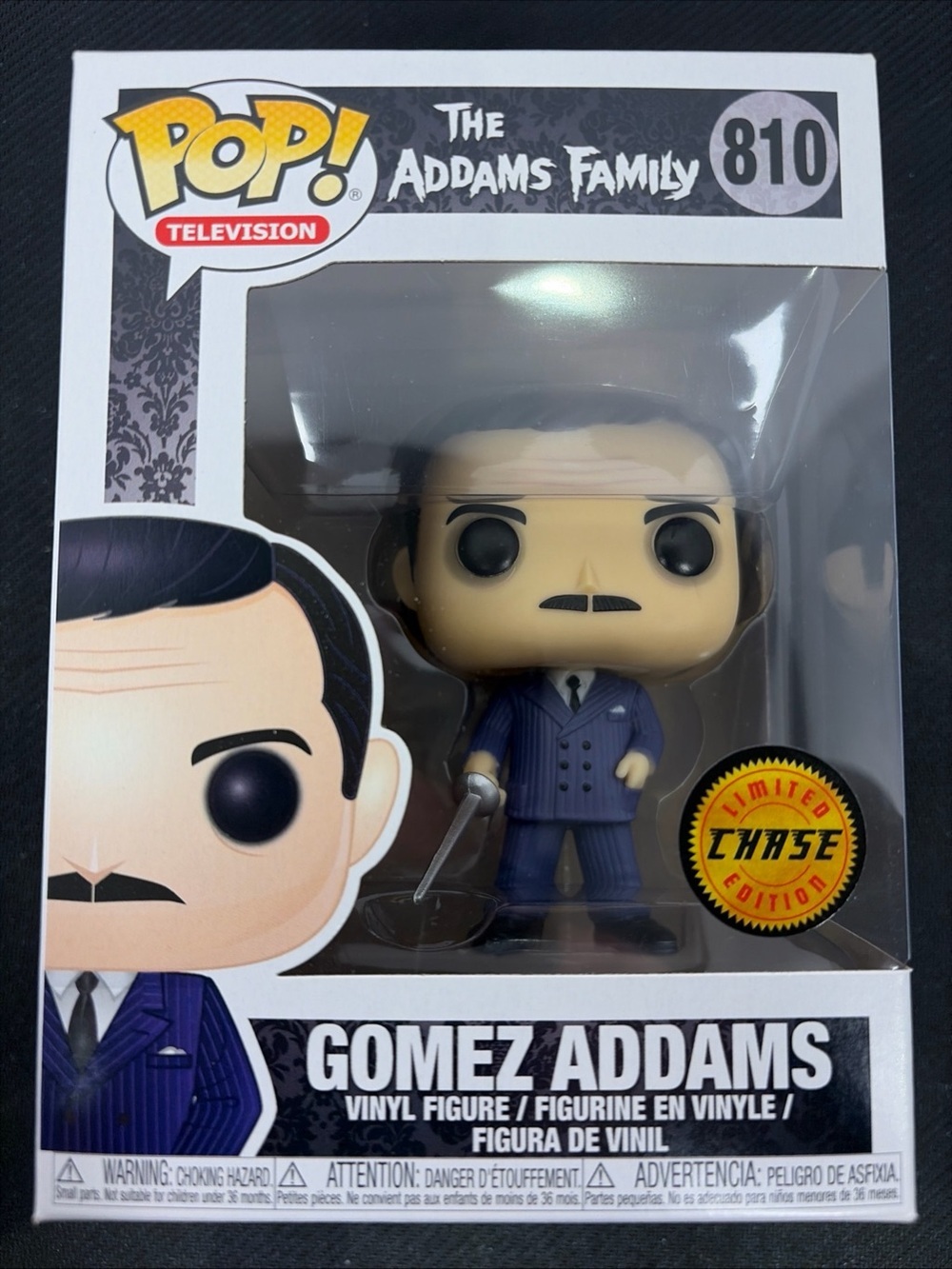 Funko Pop! Gomez Addams Chase #810 The Addams Family Vinyl Figure